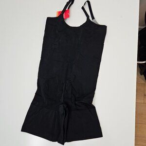55. Spanx open bust mid-thigh bodysuit. NWT